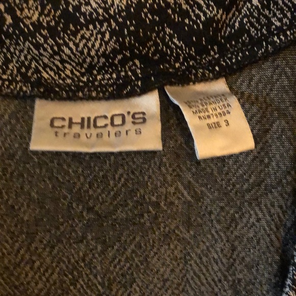 Chicos Travelers  tunic  top & matching skirt - Picture 2 of 4